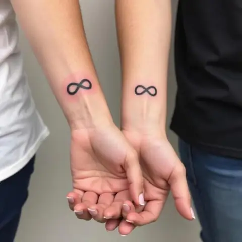 Biểu Tượng Tình Yêu Vĩnh Cửu Qua Tattoo Đôi
