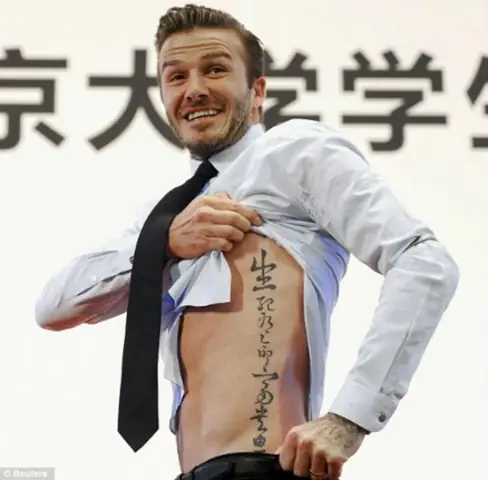 Hình Xăm Của Beckham Có Ý Nghĩa Gì?
