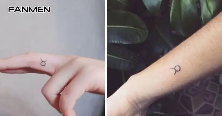 Hình Xăm Cung Kim Ngưu Đơn Giản
