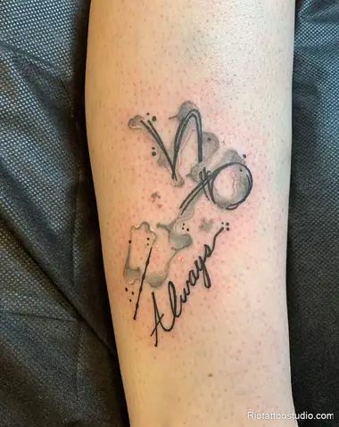 Hình Xăm Cung Ma Kết Cho Nam Thể Hiện Bản Lĩnh Ở Rio Tattoo Studio