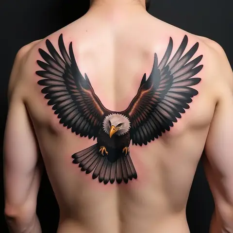 Hình Xăm Đại Bàng Tả Thực (realistic) Hình Xăm Đại Bàng Tả Thực (realistic)