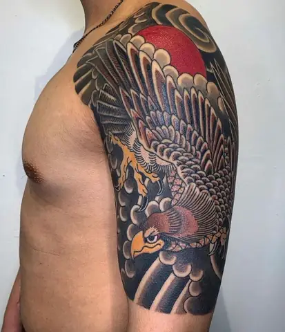 Ý Nghĩa Hình Xăm Đại Bàng Tung Cánh Hình 99