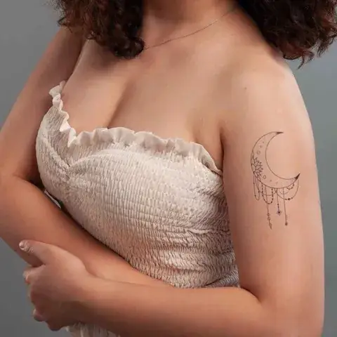 Hình Xăm Mặt Trăng