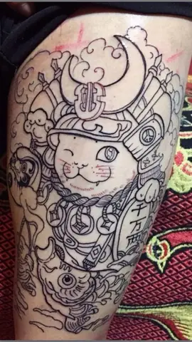 Chăm Sóc Hình Xăm Daruma Và Mèo Thần Tài Sau Khi Thực Hiện