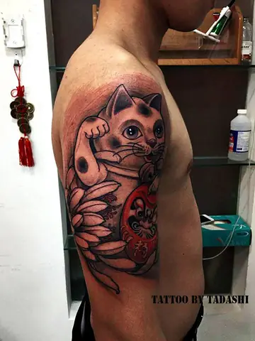 Những Vị Trí Xăm Hình Xăm Daruma Phù Hợp