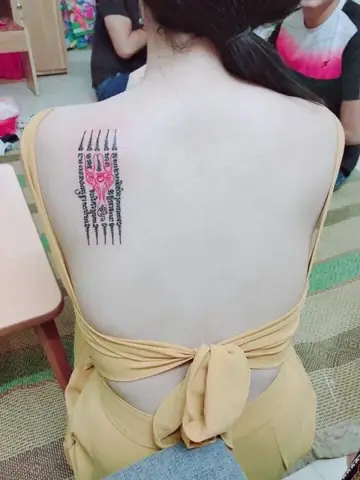 Tattoo Chữ Thái Sau Lưng: Nét Đẹp Bí Ẩn Và Quyền Lực