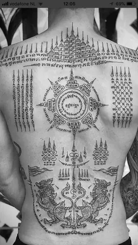Tattoo Chữ Thái Sau Lưng: Nét Đẹp Bí Ẩn Và Quyền Lực