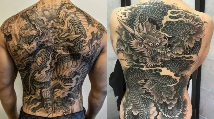 Hình Xăm Con Rồng Kín Lưng