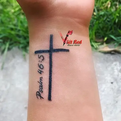 Hình Xăm Cổ Tay Câu Kinh Thánh
