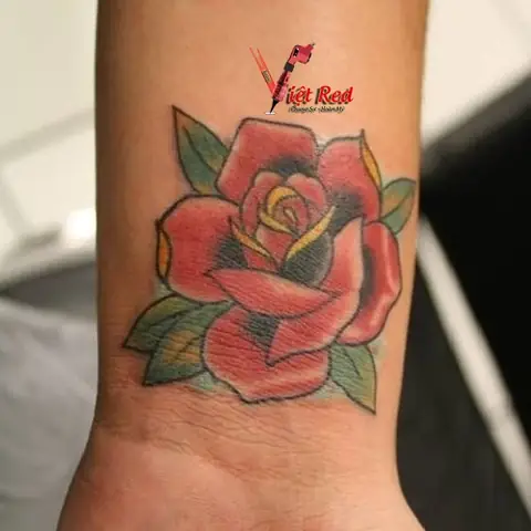 Hình Xăm Cổ Tay Hoa