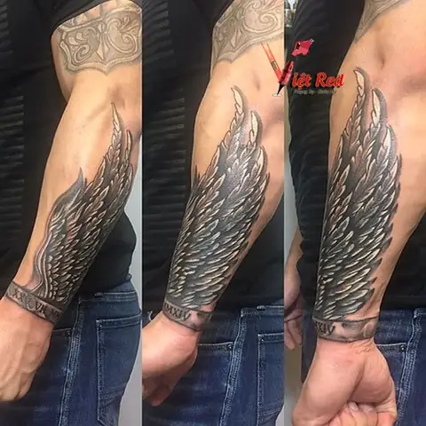 Hình Xăm Quấn Quanh Cổ Tay