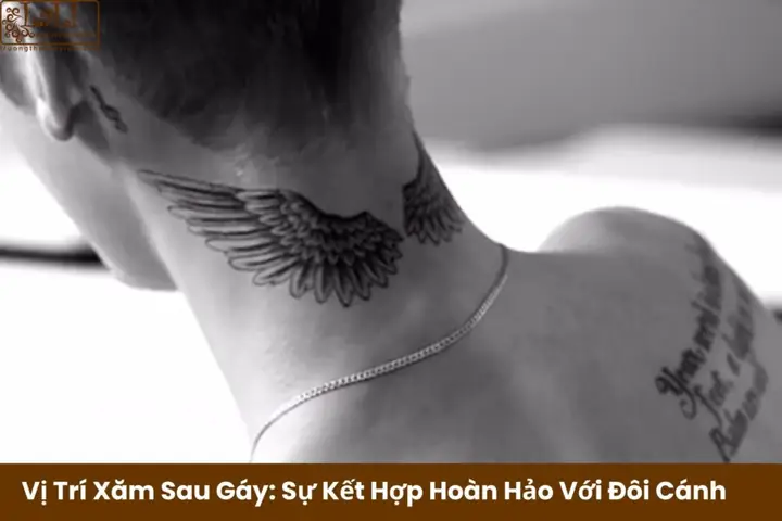 Vị Trí Xăm Sau Gáy: Sự Kết Hợp Hoàn Hảo Vớiđôi Cánh