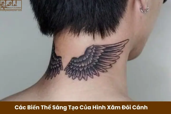 Các Biến Thể Sáng Tạo Củahình Xăm Đôi Cánh Sau Gáy