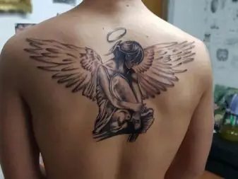 Hình Xăm Đôi Cánh Sau Lưng Nam