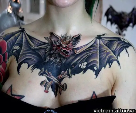 Nên Lựa Chọn Vị Trí Nào Để Xăm Hình Dơi