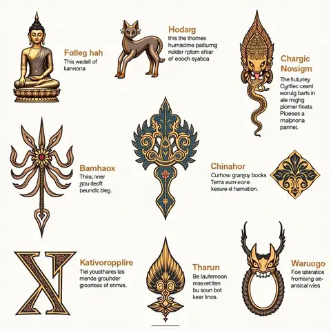 Giải Mã Các Biểu Tượng Phổ Biến Trong Hình Xăm Khmer Giải Mã Các Biểu Tượng Phổ Biến Trong Hình Xăm Khmer