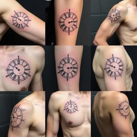 Vị Trí Xăm Hình Đồng Hồ La Mã