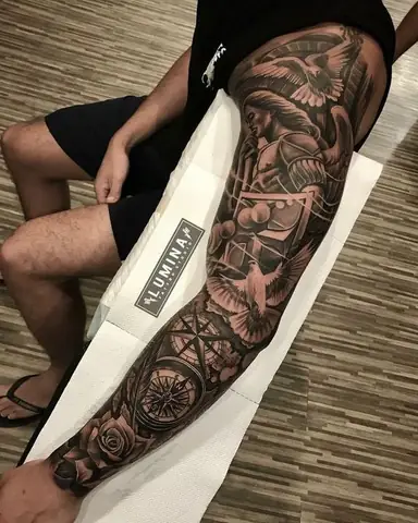 Hình Xăm Đồng Hồ Hoa Hồng Ở Tay