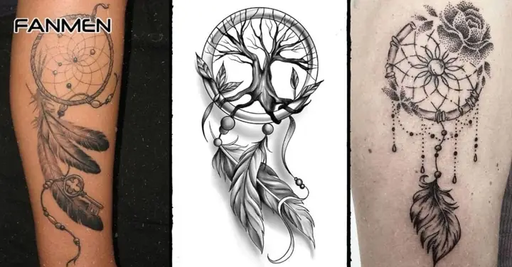 Hình Xăm Dreamcatcher Cho Nam Ở Chân