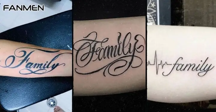 Hình Xăm Chữ Family Đẹp Cho Nam Ở Tay Hình Xăm Chữ Family Đẹp Cho Nam Ở Tay