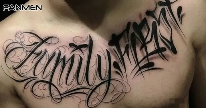 Hình Xăm Family Ở Ngực Cho Nam Hình Xăm Family Ở Ngực Cho Nam