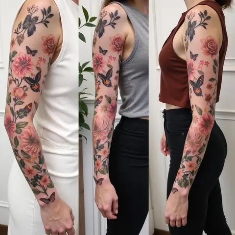 Lựa Chọn Hình Xăm Full Tay Đi Nét Phù Hợp Với Giới Tính