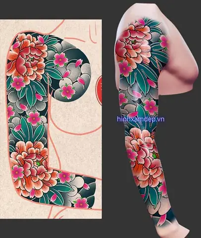 Nhá»¯ng Máº«u Hình Xäm Full Tay Nháº­t Cá» Äáº¹p