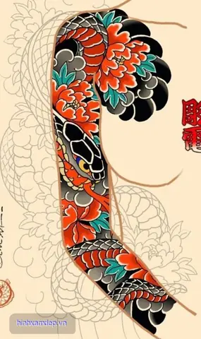 Nhá»¯ng Máº«u Hình Xäm Full Tay Nháº­t Cá» Äáº¹p