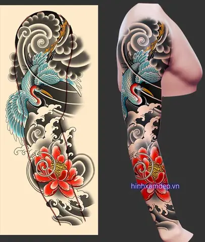 Nhá»¯ng Máº«u Hình Xäm Full Tay Nháº­t Cá» Äáº¹p