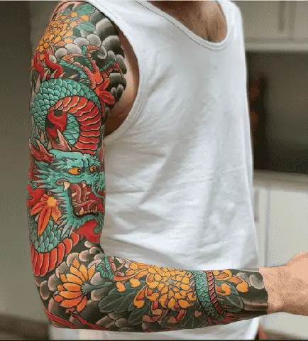 Máº«u Hình Xäm Rá»ng Nháº­t Cá» Full Tay Phá» Biáº¿n
