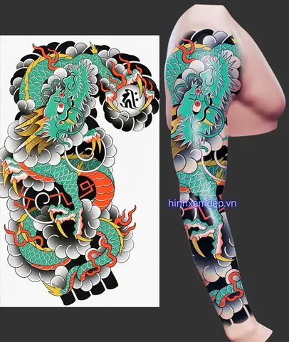 Máº«u Hình Xäm Rá»ng Nháº­t Cá» Full Tay Phá» Biáº¿n