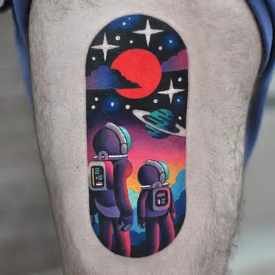 Hình Xăm Galaxy Mini Hình Xăm Galaxy Mini