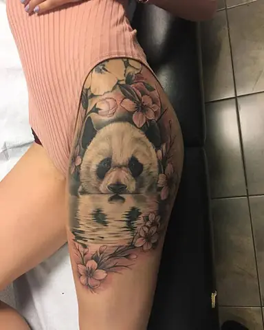 Hình Xăm Gấu Trúc Phá Cách