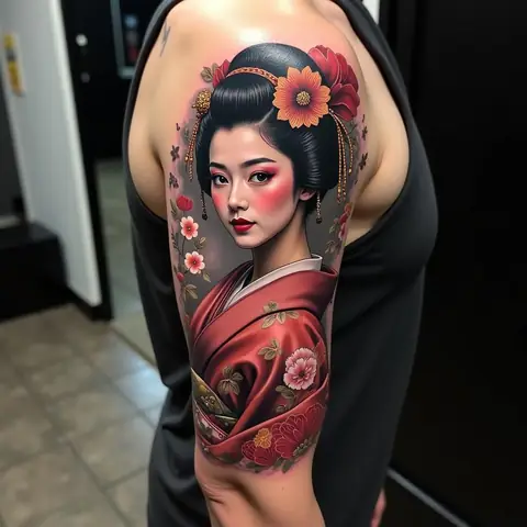 Ý Nghĩa Sâu Sắc Của Hình Xăm Geisha