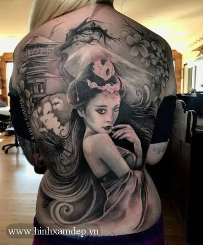 Hình Xăm Geisha Full Lưng: Ý Nghĩa, Phong Thủy Và Bí Quyết Chọn Họa Tiết Đẹp Nhất