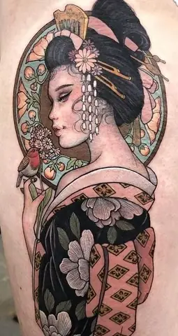 Hình Xăm Geisha Ý Nghĩa Gì
