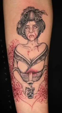 Hình Xăm Geisha Ý Nghĩa Gì