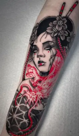 Hình Xăm Geisha Ý Nghĩa Gì