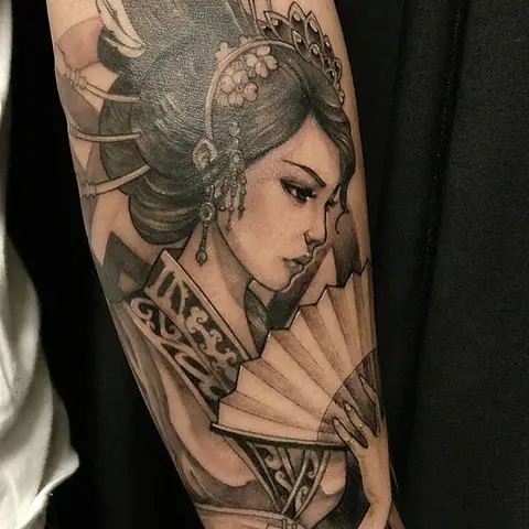 Hình Xăm Geisha Ý Nghĩa Gì