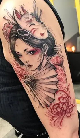 Hình Xăm Geisha Ý Nghĩa Gì