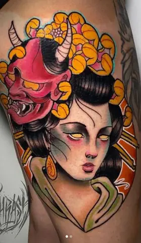 Hình Xăm Geisha Ý Nghĩa Gì