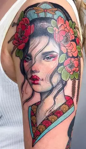 Hình Xăm Geisha Ý Nghĩa Gì