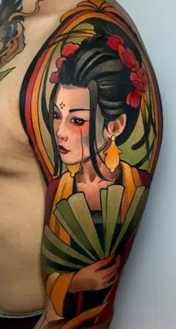 Hình Xăm Geisha Ý Nghĩa Gì