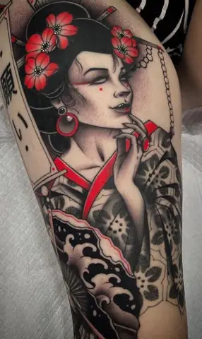 Hình Xăm Geisha Ý Nghĩa Gì