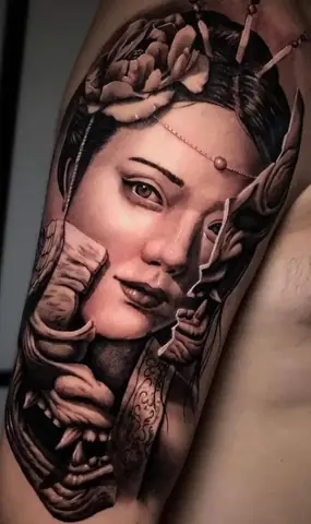 Hình Xăm Geisha Ý Nghĩa Gì