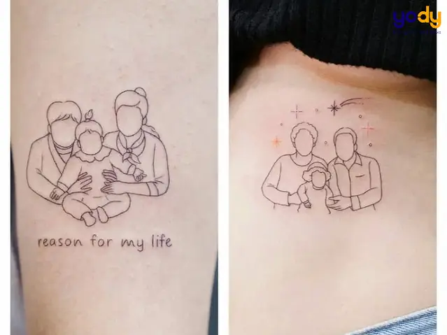 Gợi Ý Các Mẫu Hình Xăm Gia Đình Ý Nghĩa