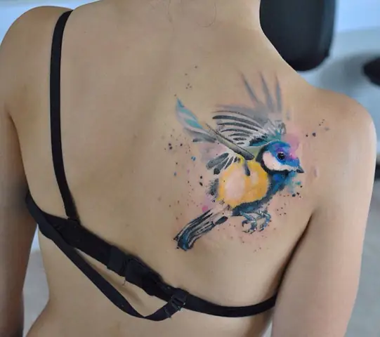 Hình Xăm Hạc Mini