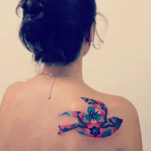 Hình Xăm Hạc Mini