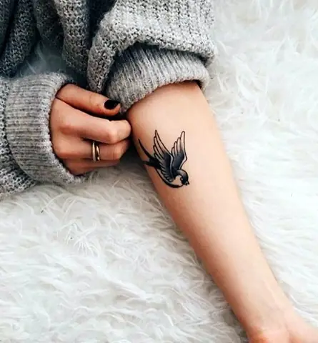 Hình Xăm Hạc Mini