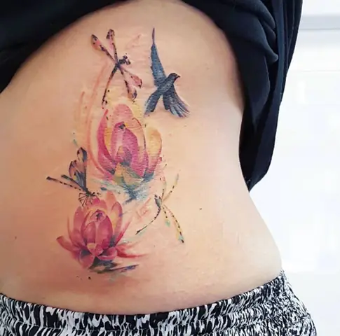 Hình Xăm Hạc Mini
